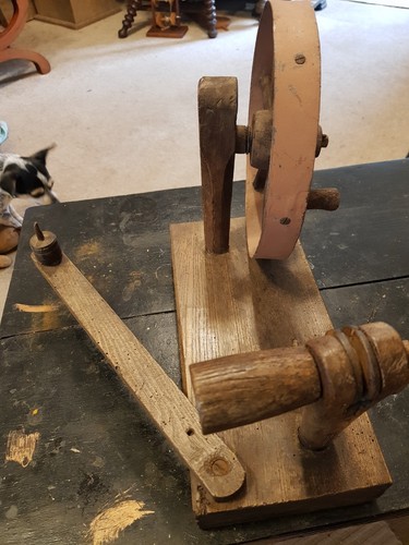 Antique wool winder incomplete - wool,
