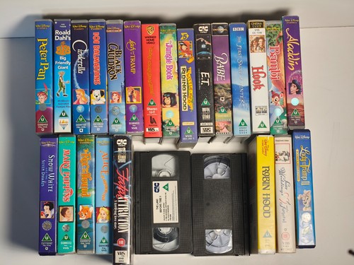 Vintage vhs bundle disney - vhs,