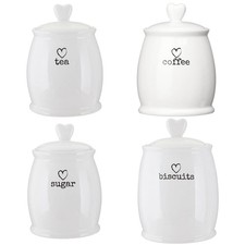 4pcs White Dolomite Sugar Tea