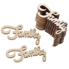  15 Pcs Wedding Decoration Entrance Sign Decorative Cutout Family Letters