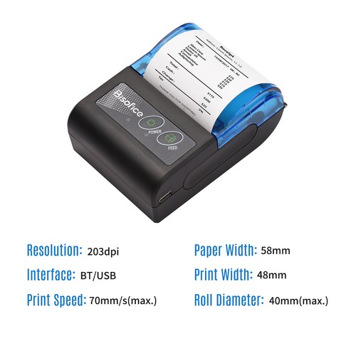 Bisofice portable mini thermal - portable,