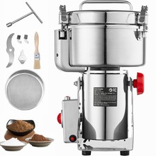 2000g Commercial Spice Grinder Electric Grain Mill Grinder High Speed