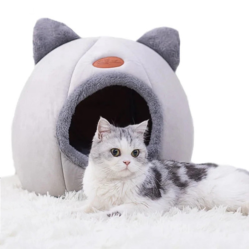 Winter cat bed tent - cat,