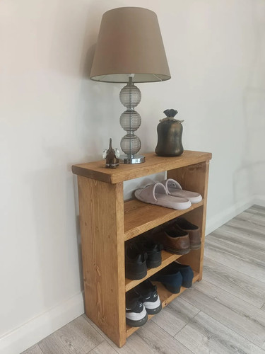 Handmade rustic wooden - wooden, shoe