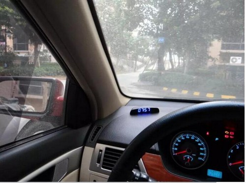 Led luminous voltmeter - led,