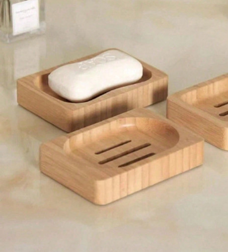 Bamboo wooden soap tray - bamboo,