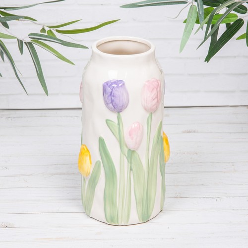 Tulip embossed ceramic - tulip,