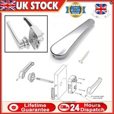 Silver-Toilet Door-Handle