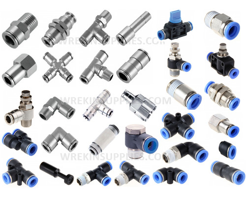 Metal pneumatic push - metal, in