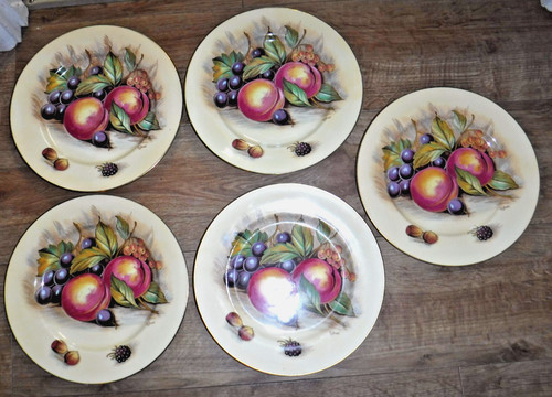 Aynsley orchard gold fruit - gold,