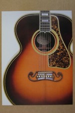 11x15cm greeting card feat. GIBSON SJ-200 GUITAR DETAIL , #abl