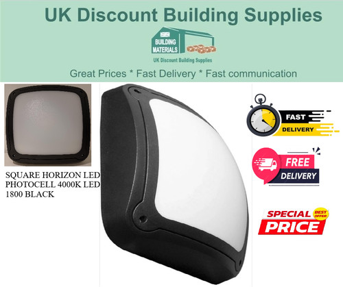 Square horizon led photocell - square,