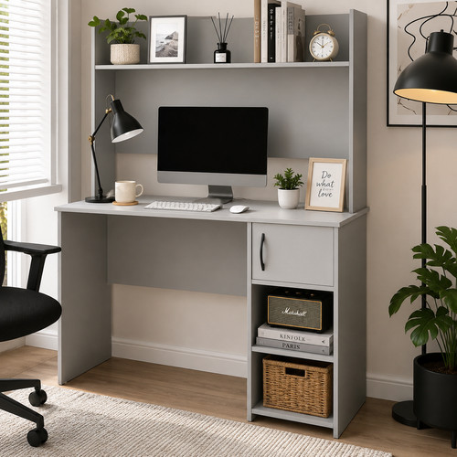 Computer desk with - computer,