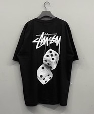 Stussy Black Dice T-shirt Size