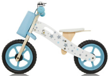 BLUE Wooden Balance Bike -