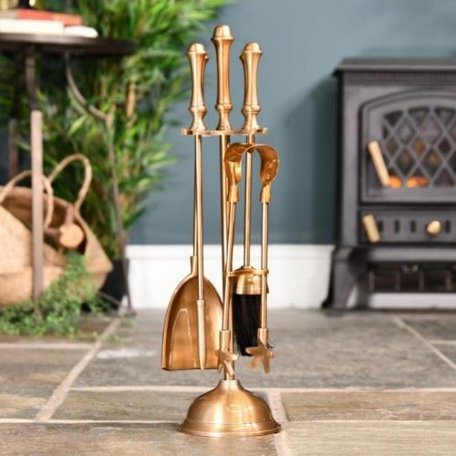Traditional antique brass four - antique,