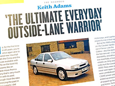 VAUXHALL CAVALIER GSi - FRAMEABLE COLLECTIBLE ORIGINAL CLASSIC CAR MODEL REVIEW