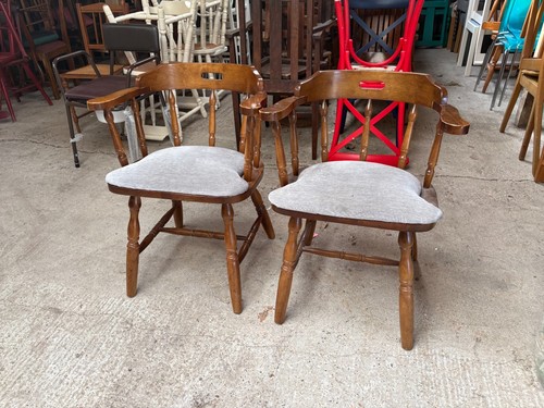 Curved carver dining chairs - curved,