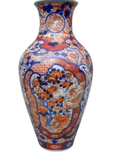 Antique japanese imari vase - antique,