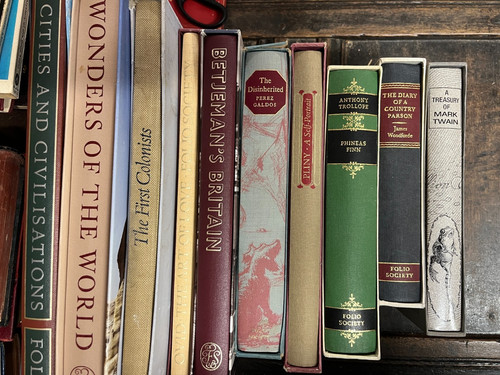 10x folio society books - books, in