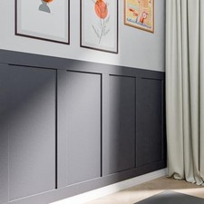 MDF panels 1000mm LONG DIY Wall Panelling Kit|Shaker Wall| |MDF Strips Pack 15