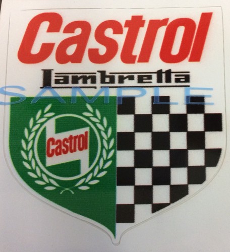Castrol lambretta oil car - lambretta,