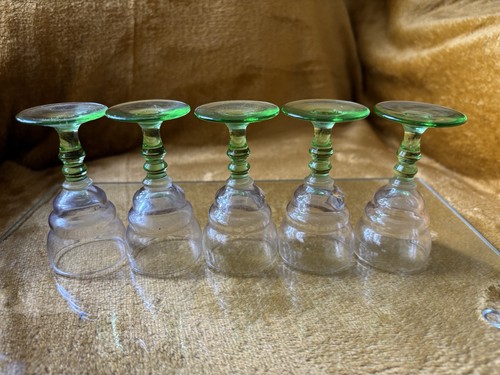 Vintage green stemmed - 5,