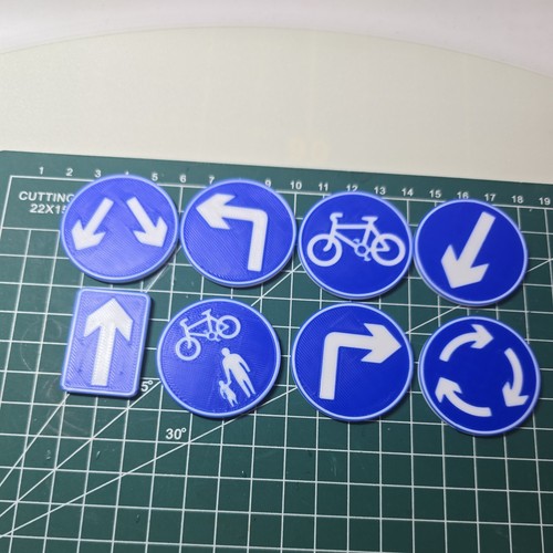 Road signs toy - signs, 3d