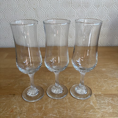 Vintage clear glass - 3, x