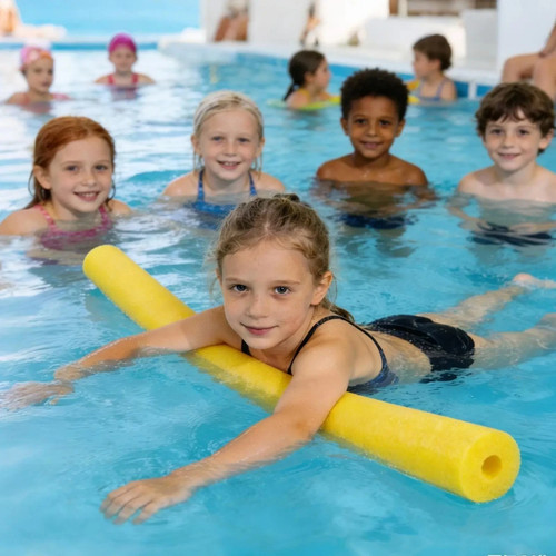 Swimming pool noodle float - swimming,
