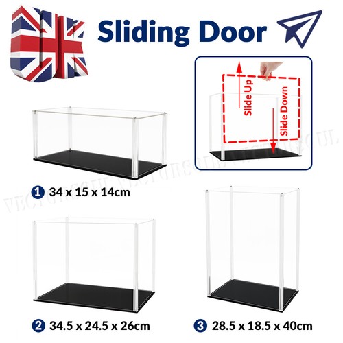 Sliding door acrylic display - sliding,