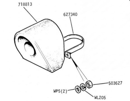 Triumph crash pad for ignition - pad,