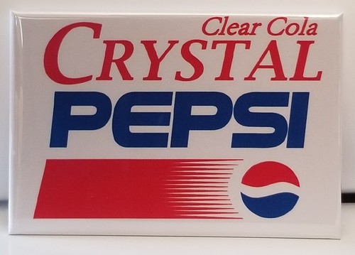 Crystal pepsi magnet 3 - pepsi, x