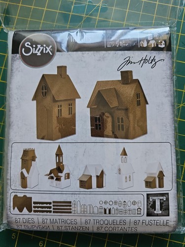 Sizzix thinlits new village - 3d,