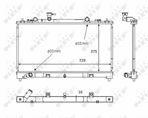 Radiator engine cooling for - cooling,