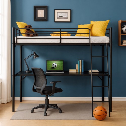 High sleeper bunk bed loft - high,