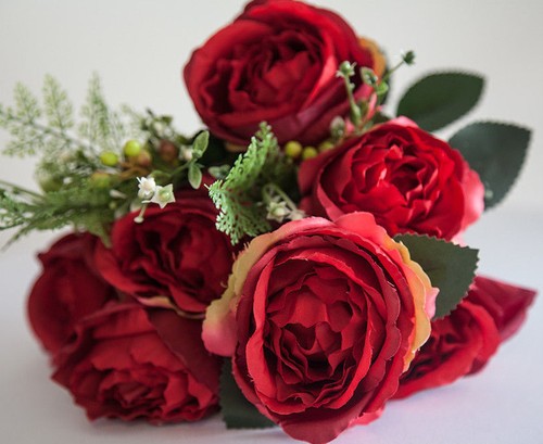 Artificial silk peony flower - artificial,