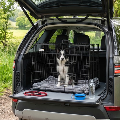Pawhut car dog - pawhut, crate