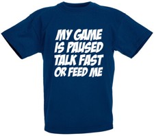 My Game Is Paused T-Shirt, Xmas Birthday Gifts for boys girls teen gift ideas