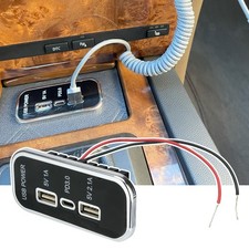 Car Parts 3-Port USB PD Type-C