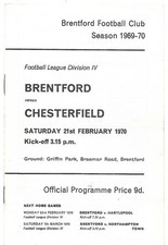 BRENTFORD v CHESTERFIELD 21st