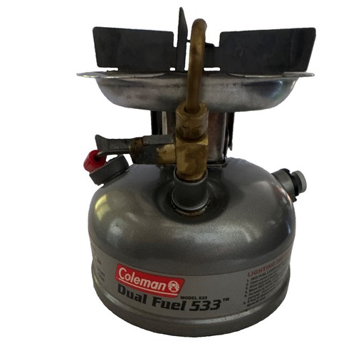 Coleman model 533 dual - model, fuel