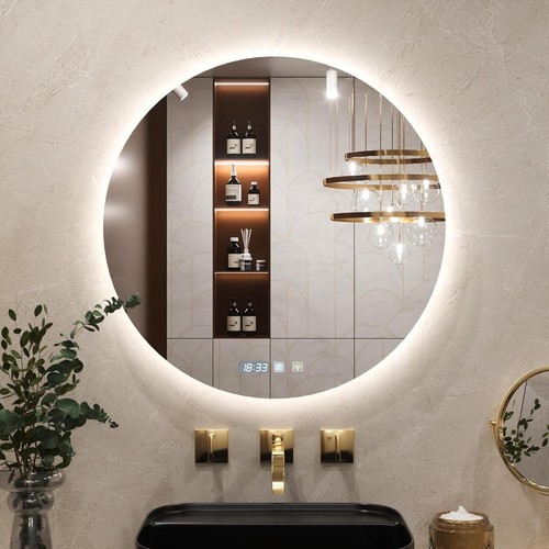 60cm round bathroom mirror - 60cm,