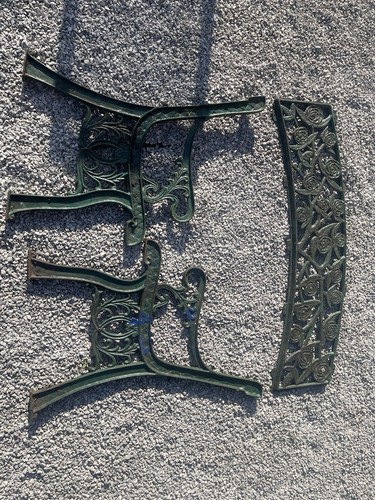 Cast iron garden bench ends - garden,