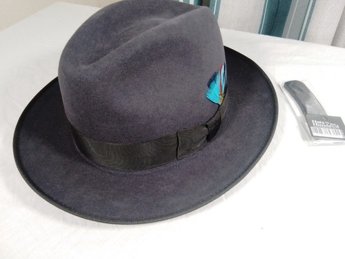 Akubra fedora hat 57cm 7uk - akubra,