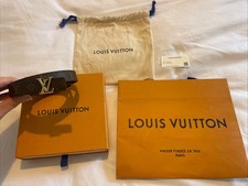 Louis Vuitton - LV Iconic 20mm Reversible Belt. Monogram & Black. Never Worn.