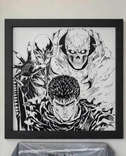 Large original hand painted - large,