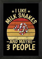 Milk Snakes And 3 People
