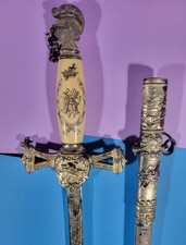 Antique Horstmann Philadelphia Masonic Knights Templar Sword Frank T Kilverton
