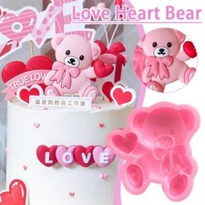 3D Lovely Bear Silicone Mould Chocolate Cake Decorating Baking Mold Tool рд L8C7